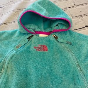 Infant The North Face fleece baby bunting sz 0-3m